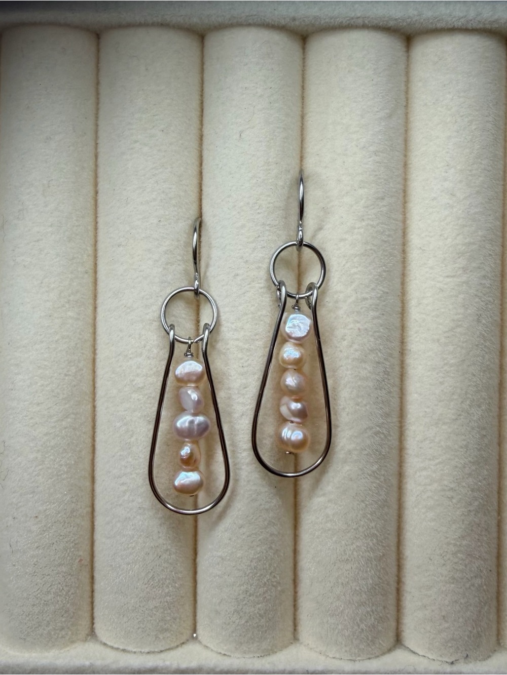 Teardrop Pearl Earrings